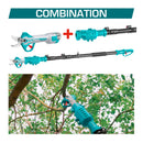 Poste podador Extensible 16V para máquinas 1.7m-2.2m Compatible con tijeras de podar TSSLI16258 TSSLI162581 Batería y cargador por separado.