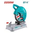 Tronzadora 2200W 14" 110-120V~50/60Hz Velocidad sin carga: 3700rpm Corta tubos y acero.