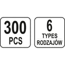 Clips de retención a presión automóvil remaches plástico sujetadores RENAULT 300PCS