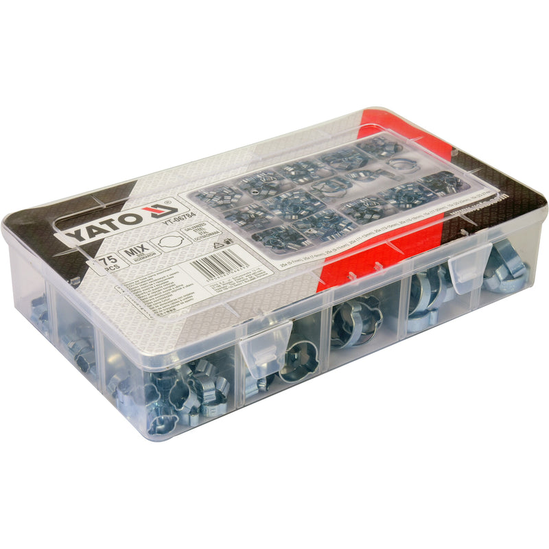 Abrazaderas de manguera juego variado con surtido de medidas