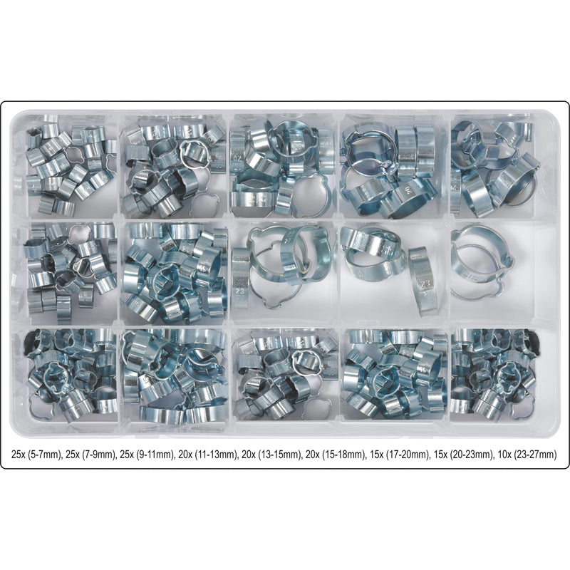 Abrazaderas de manguera juego variado con surtido de medidas