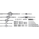 Juego de Machos y terrajas M3-M12 44PCS