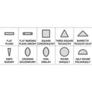 Limas diamantadas juego 10 pzas  4X160X50MM