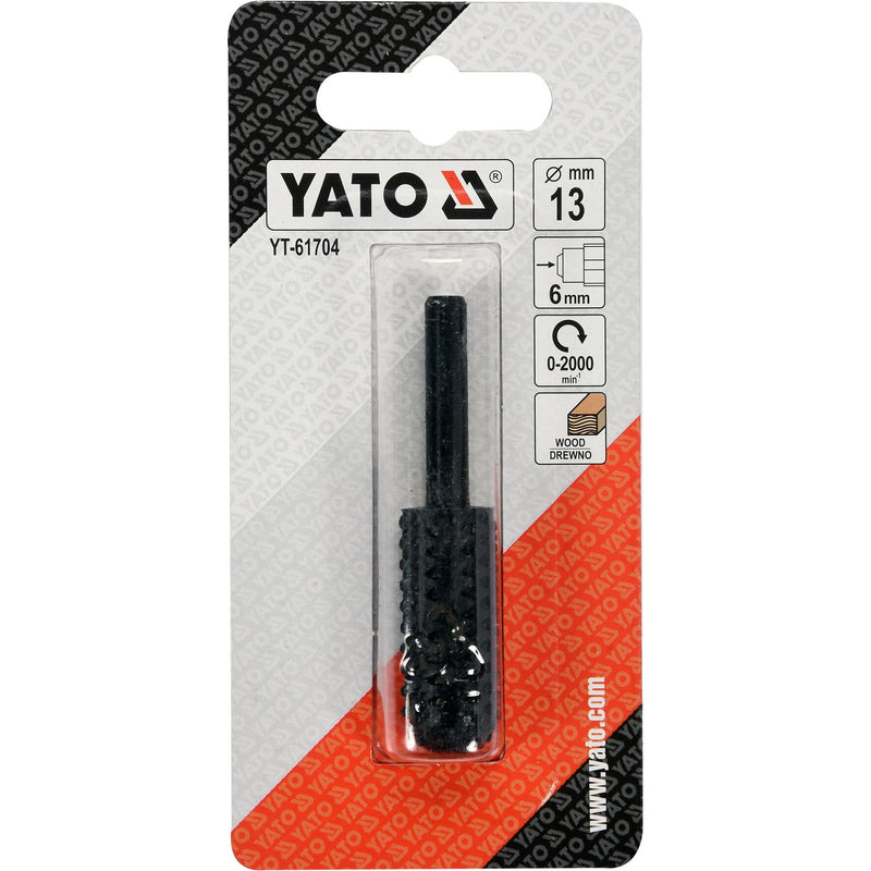 Fresa Lima Rotativa 13mm para madera Vástago 6mm. Para Motortool, Dremel