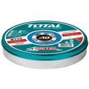 Kit en lata 10 discos corte metal 4 1/2"x1.2 mm x7/8" centro plano
