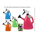Rociador y regadera de jardin 2 en 1 de 1.5Lts (1pza) (Viene en colores variados al azar)
