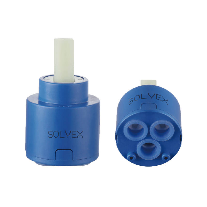 Émbolo de Cerámica 40 mm. Cartucho de Repuesto para Grifos y Llaves de Agua. Presión Máx 25 kg.