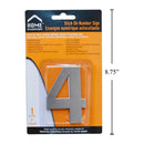 Letrero Señal numérica adhesiva de 3"