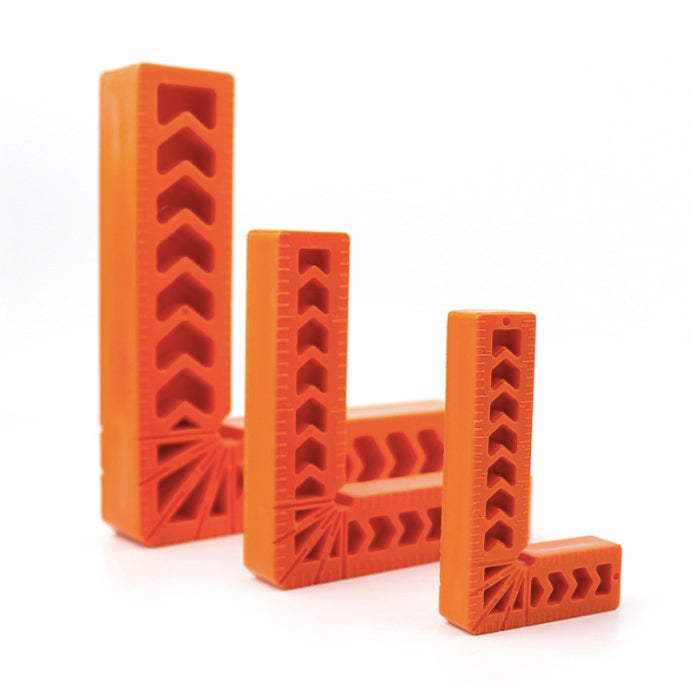 Escuadra Angulo recto 90 grados de 100mm, plástico para ebanista.