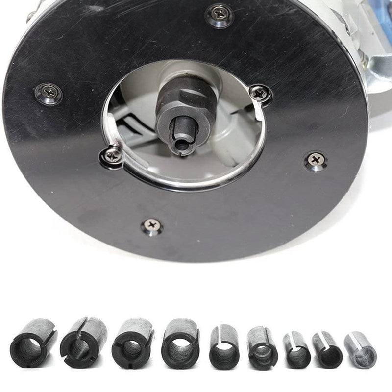 (9 pcs) Adaptadores de vastagos para MotorTool o Routers.