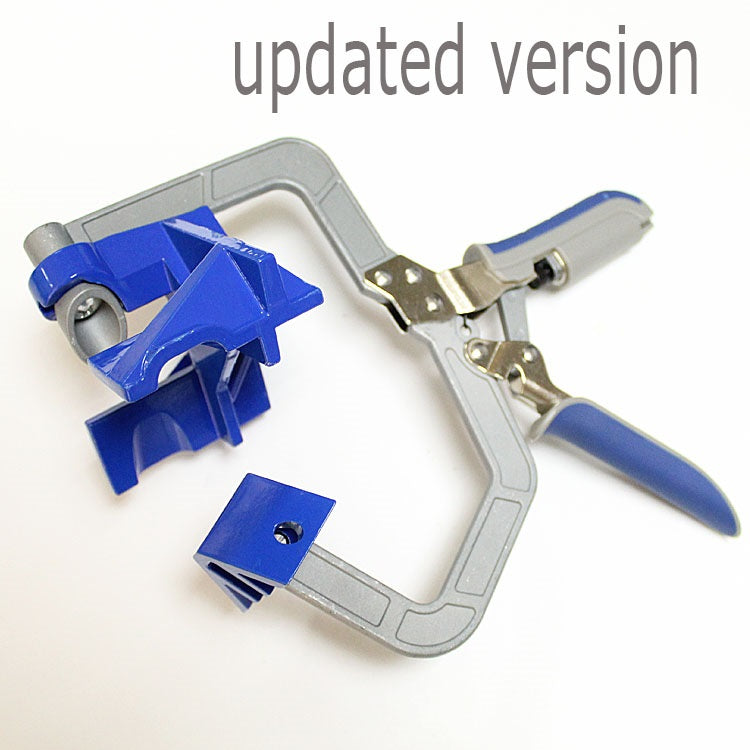 Pinza presion triple C de 13" para esquinas 90 grados con guia agujero para perforar