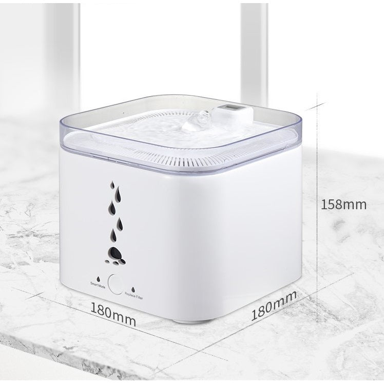 Bebedero de agua automático para mascotas 2.75 Lts.