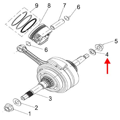 Arandela (K-BLADE125 / 752S)