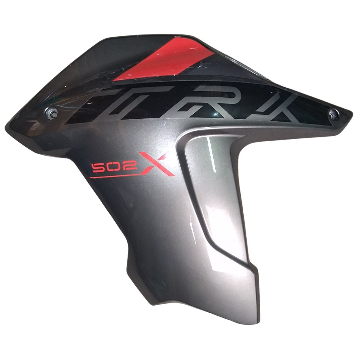 Covertor frontal izquierdo gris con calcomanias (TRK502X)