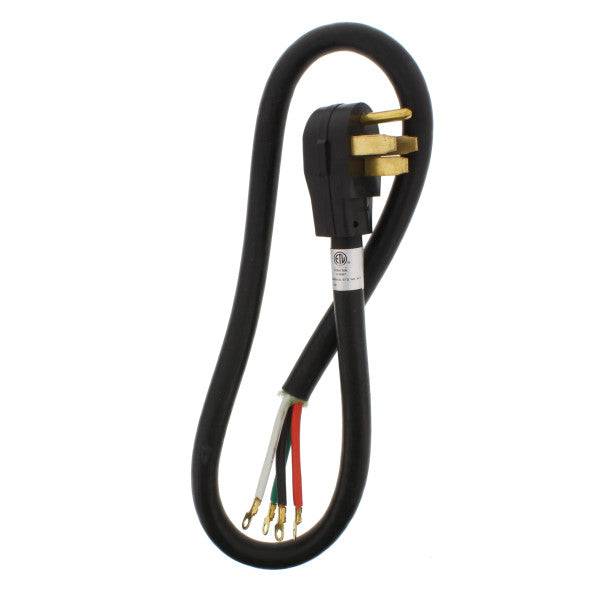 Enchufe Cable De 4 Pies Con 4 Polos Para Electrodomésticos De 50 Amp. 220V