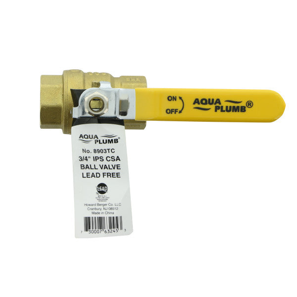 Válvula Hembra roscada de bola de 3/4" para gas