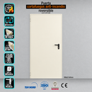 Puerta Cortafuegos Reversible EI120 minutos 990x2140mm marco MC3 color Blanco crema RAL 1013 (No incluye cilindro ni cuadrillo partido, se vende por separado)