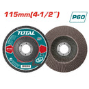 Disco flap de lija Laminado 115 mm (4-1/2") x 22.2 mm (7/8") P60