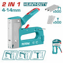 Engrapadora Industrial 2 en 1 Grapas Alambre 4-14mm Clavos Brad 10-14mm Incluye grapas.