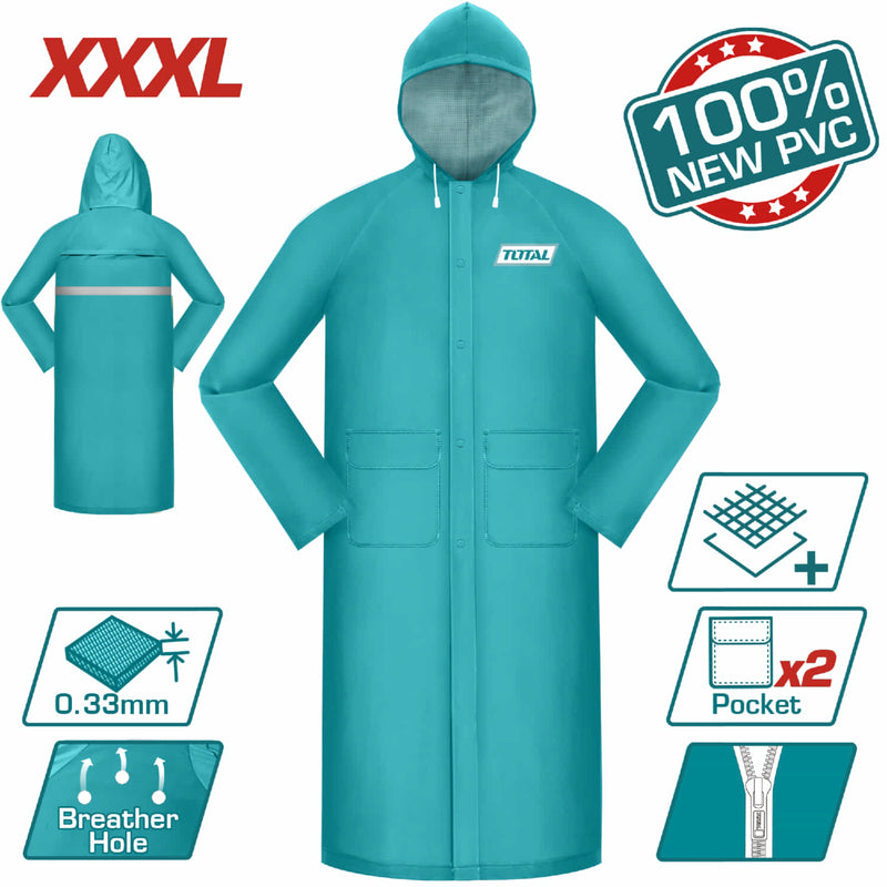 Capote Impermeable para lluvia XXXL