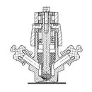 Aseptic Sample Valve 1"   316L. 3A Sanitary Clamp Tipe.