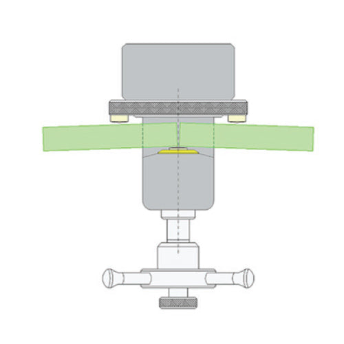 Herramienta para abrir cortes en C de 3 puntos de presión.