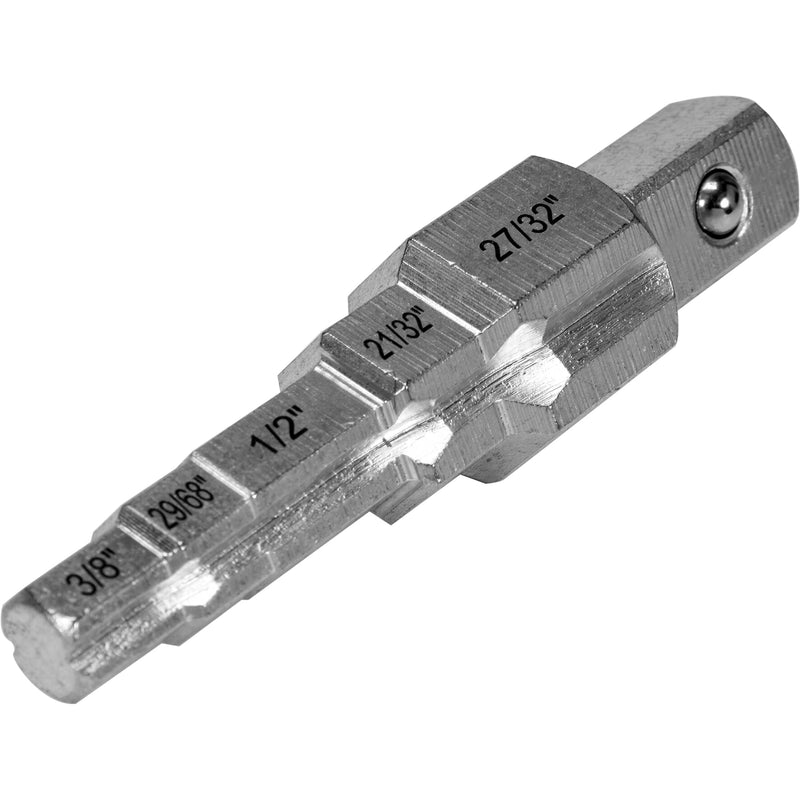 Llave de paso escalonada universal para radiadores y sanitarios 1/2"