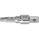 Llave de paso escalonada universal para radiadores y sanitarios 1/2"