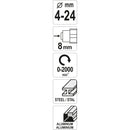 Fresas Limas Rotativas para metal Vástago 6mm. Para Motortool, Dremel