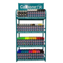 Exhibidor ferretero Carbone Espray L*A*ALT=800*300*1750mm. Capacidad 275 Latas pintura spray