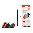 Lápices de colores de 10 piezas, caja de ventana