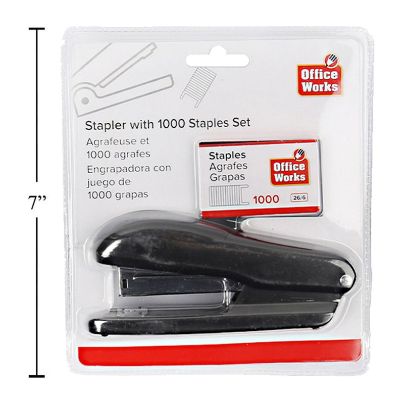 Grapadora 26/6  + 1000 grapas