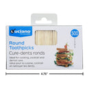 Luciano Palillos de dientes redondo de 500 piezas