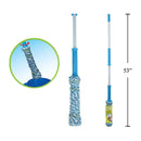 Trapeador Mopa giratoria de microfibra de 53 "