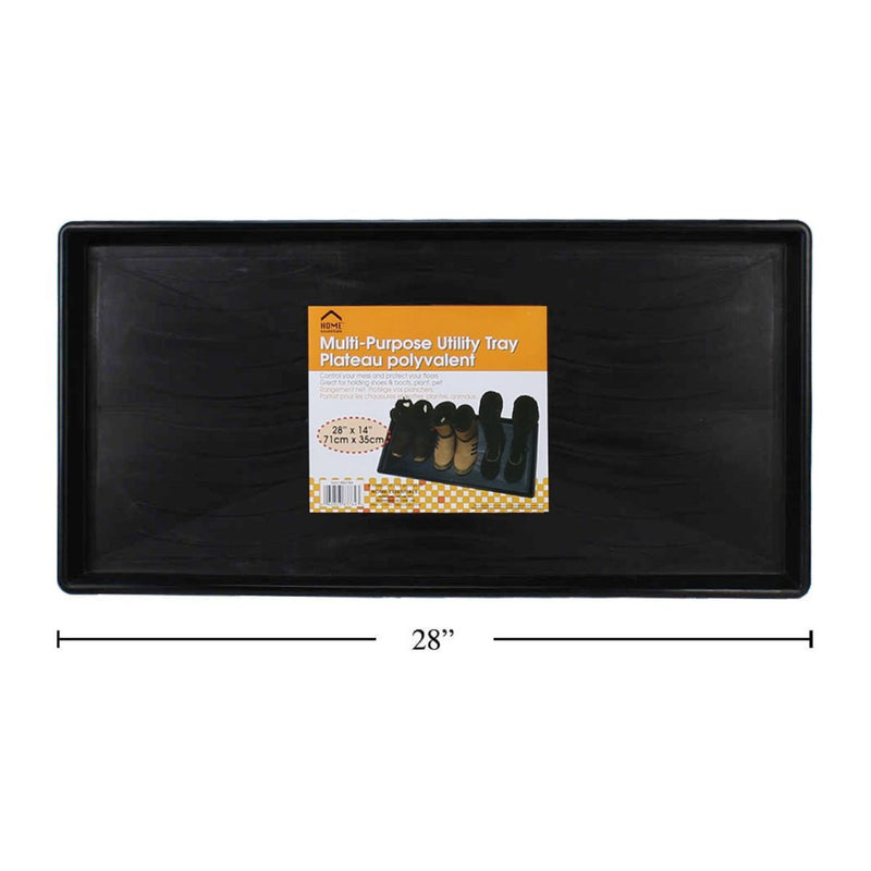 Bandeja de plástico para zapatos, 28 "x 14"