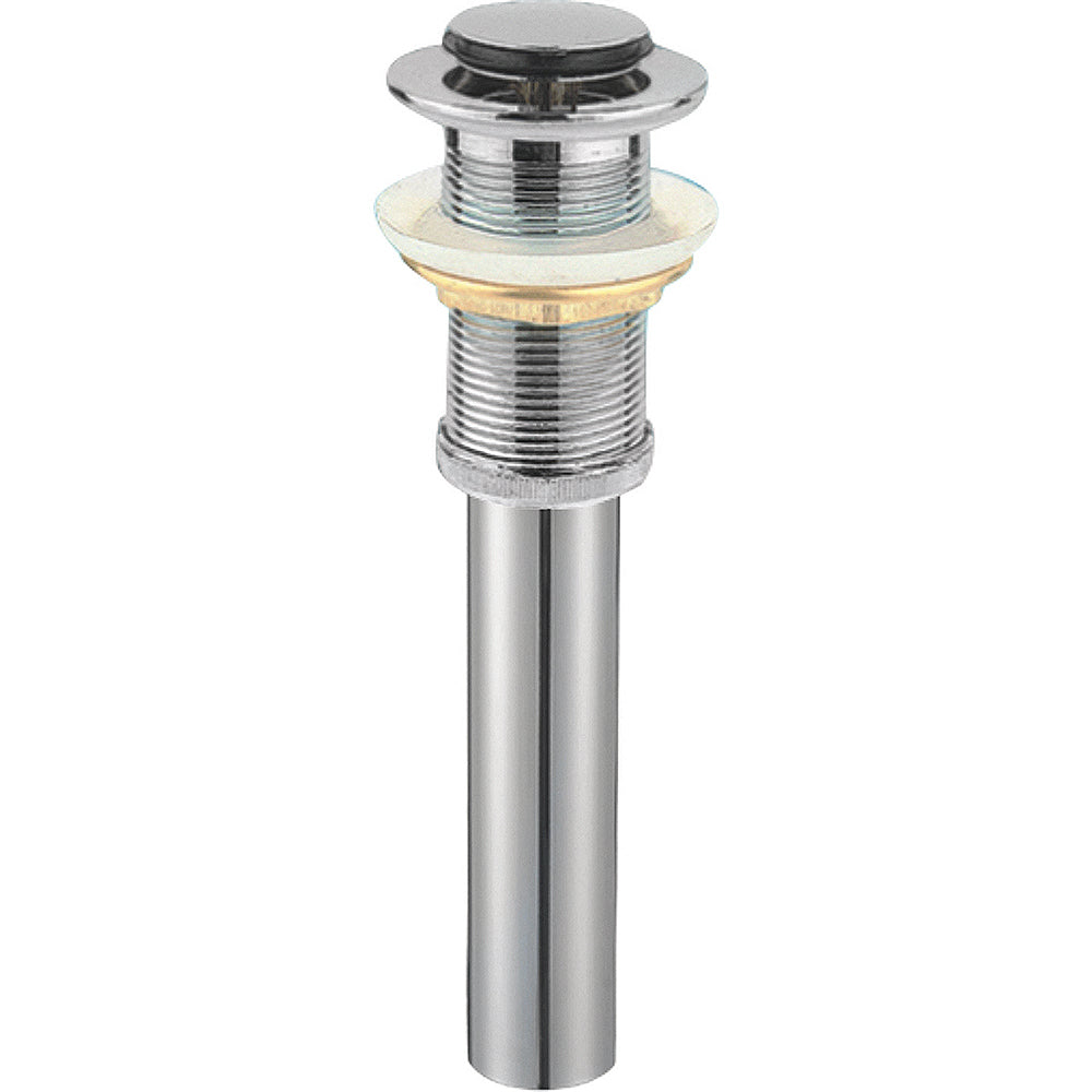 Desagüe De Lavamanos push SIN rebalse CON BOTON con tubo 8" NESSATI