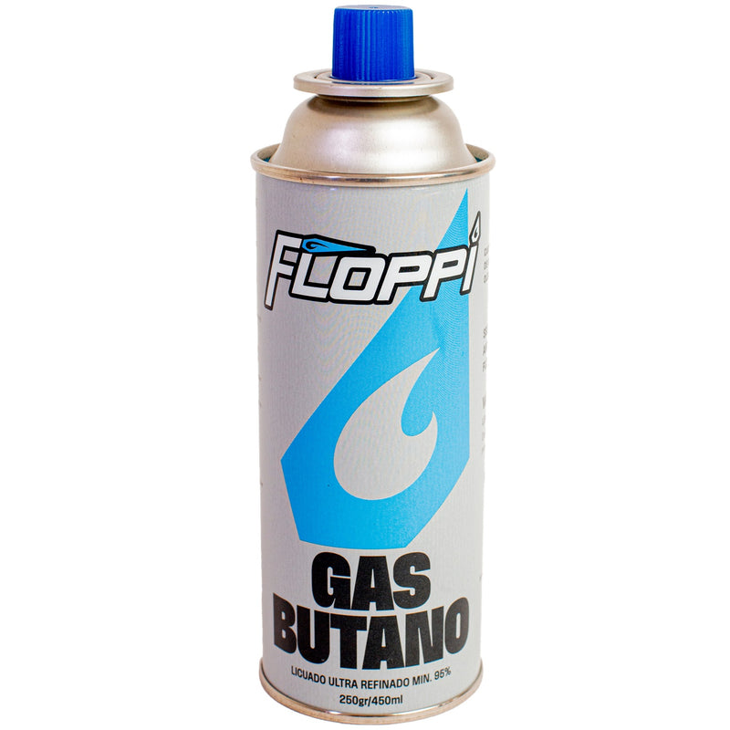 Gas butano camping ultra refinado para sopletes. 250 g