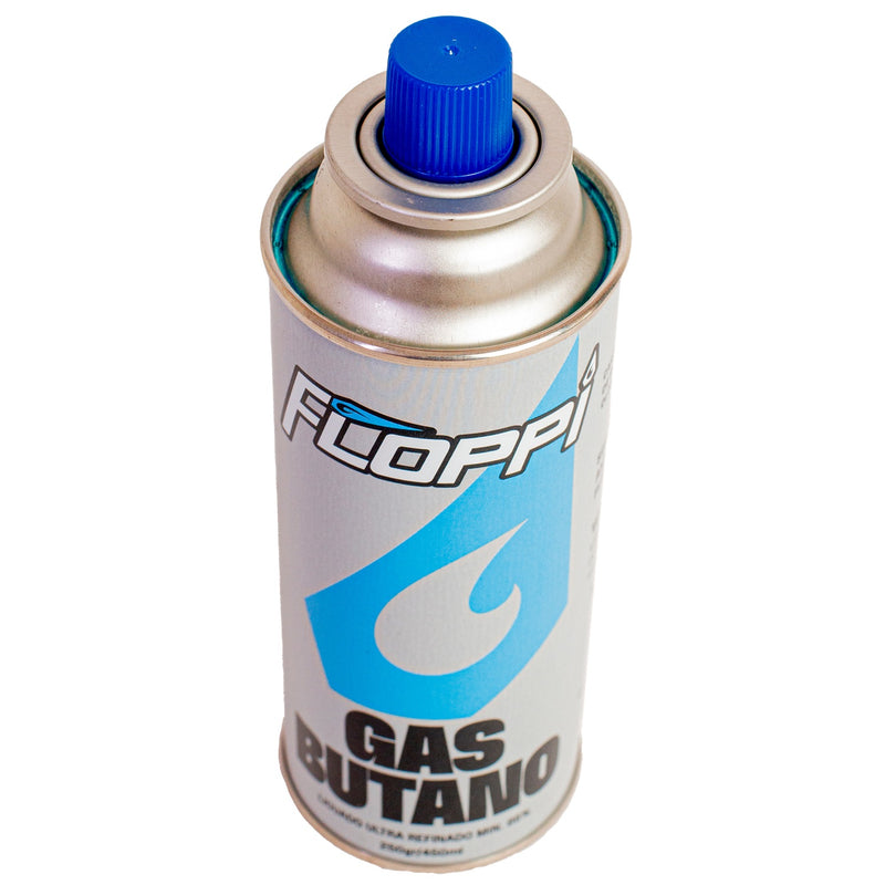 Gas butano camping ultra refinado para sopletes. 250 g