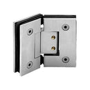 Bisagra ducha vidrio-vidrio 135° Ajustable Bronce niquelado alta calidad. Garantia 10 años