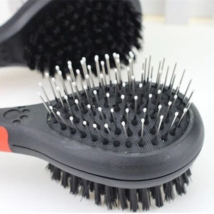 Cepillo de Doble lado para  mascotas de pelo largo.