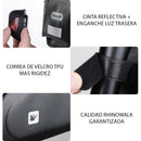 Bolso Para Asiento De  Bicicleta 1.2L Negro. Rhinowalk