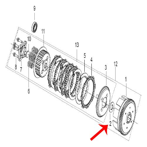 Arandela dentada (RKG150)