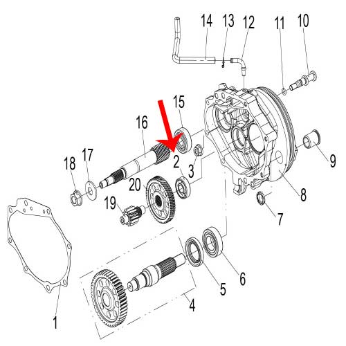 Rodamiento (K-BLADE125)