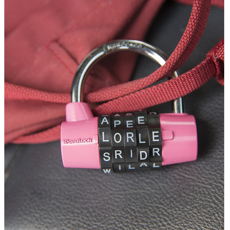 Candado de combinación de letras. 5 Digitos