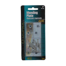 Placa de unión rectangular galvanizadas de 4" x 3/4"