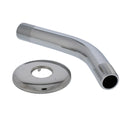 Brazo cromado de 6" con tapa para ducha regadera