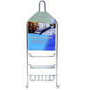 Organizador cromado para ducha