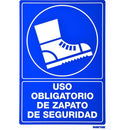 Letrero "Zapatos De Seguridad" Surtek