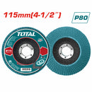 Flapdisc de Zirconio. 115mm x 22mm（4-1/2" x 7/8"）,P80.