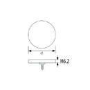 tapitas decorativas  de 20 mm.(solida) Brillante ( se vende por unidad)